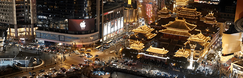 上海靜安(ān)寺百樂門LED屏